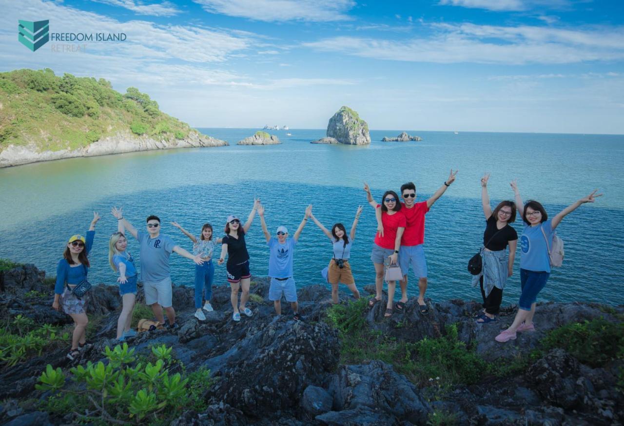 Catba Freedom Island Retreat Hostel Xuan Dam Bagian luar foto